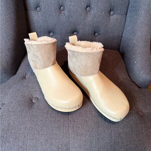 No. 6 Suede Ankle Boots, Neutral Size 40